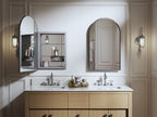KOHLER K-36540-BGL Verdera 20" X 34" Arched Framed Medicine Cabinet, Left-Hinged - Moderne Brushed Gold