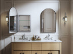 KOHLER K-36540-BGL Verdera 20" X 34" Arched Framed Medicine Cabinet, Left-Hinged - Moderne Brushed Gold