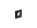 KOHLER K-76335-BGP Shower arm trim kit, square  -  Brushed Graphite