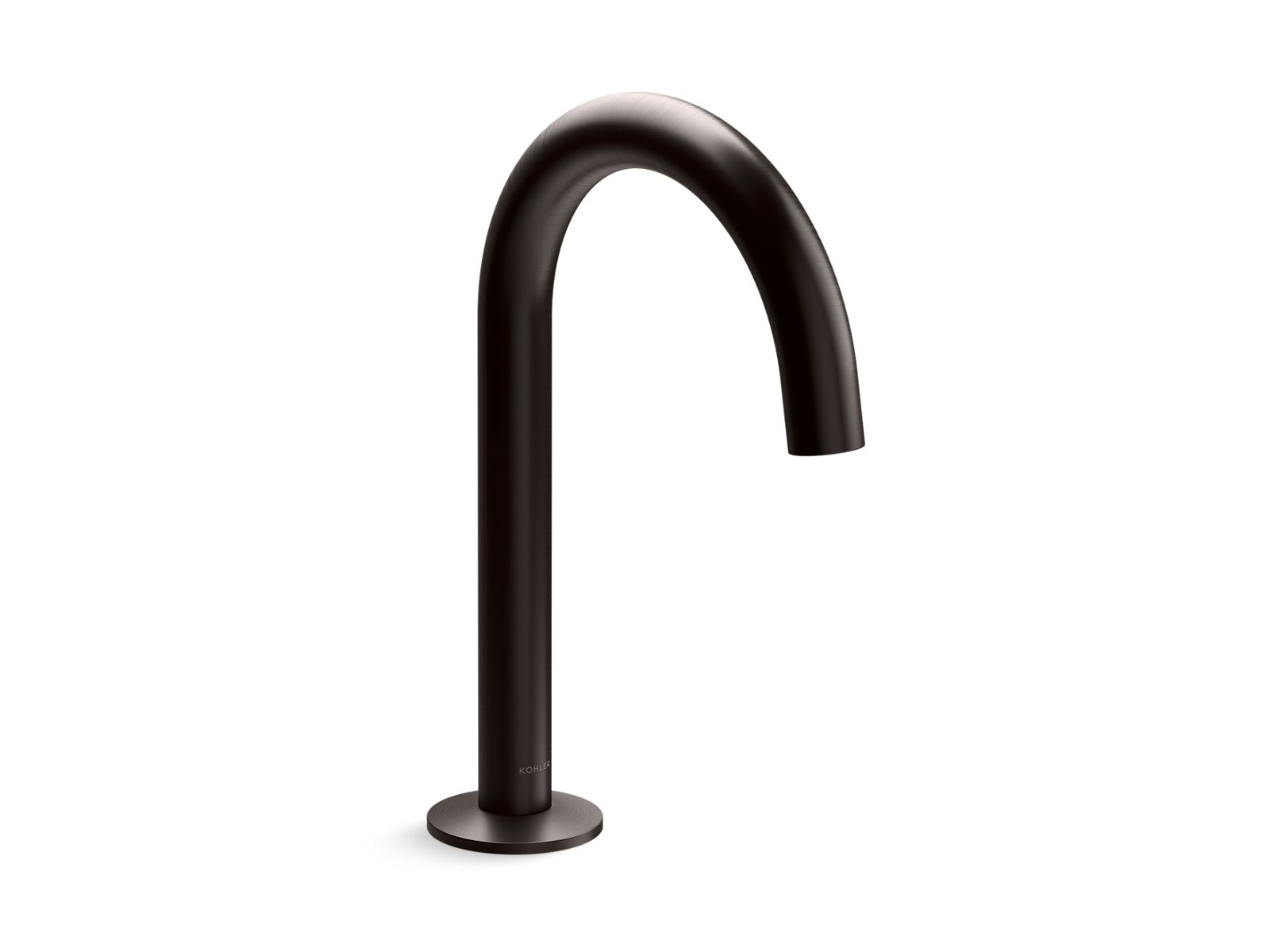 KOHLER K-77967-BGP Bathroom sink faucet spout with Tube design, 1.2 gpm  -  Brushed Graphite