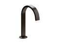 KOHLER K-77968-BGP Bathroom sink faucet spout with Ribbon design, 1.2 gpm  -  Brushed Graphite