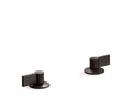 KOHLER K-77990-4-BGP Deck-mount bath faucet handles with Lever design  -  Brushed Graphite