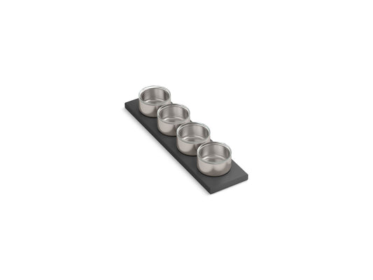 KOHLER K-37915-PAP-NA Synthos Four-piece workstation sink garnish bowl set