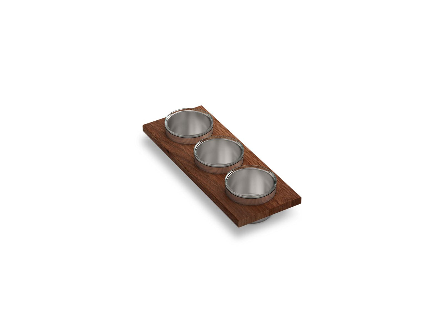KOHLER K-37914-WAL-NA Synthos Three-piece workstation sink prep bowl set