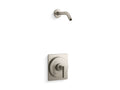 KOHLER K-TLS38264-4-BN Castia by Studio McGee Rite-Temp shower trim kit, without showerhead - Vibrant Brushed Nickel