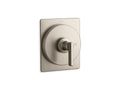 KOHLER K-T38269-4-BN Castia by Studio McGee MasterShower temperature control valve trim with lever handle - Vibrant Brushed Nickel