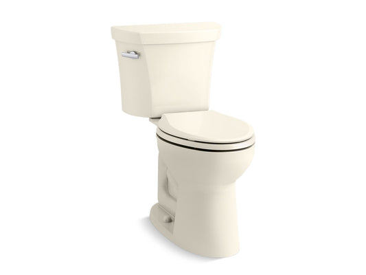 KOHLER Highline Two-piece elongated toilet, 1.0 gpf in Biscuit - K-44298-96