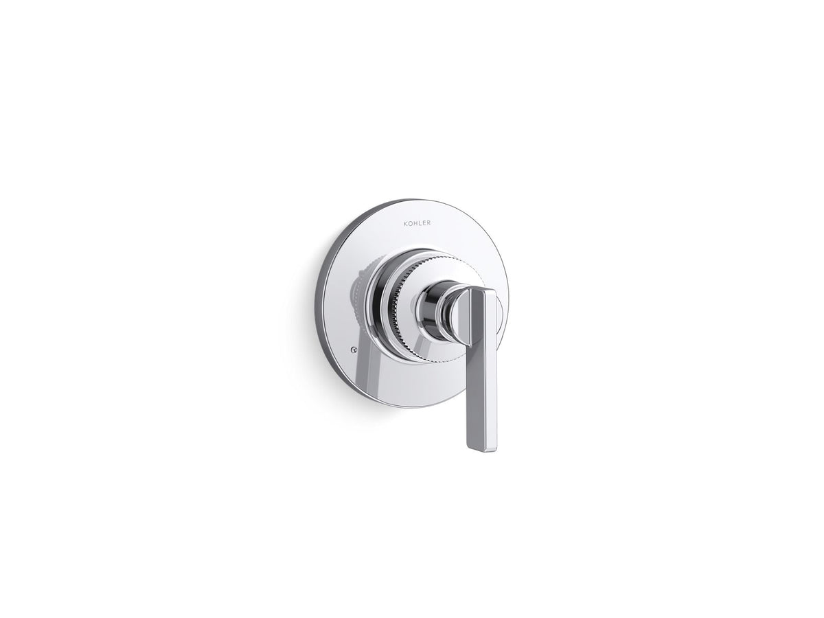 KOHLER K-T38267-4-CP Castia by Studio McGee MasterShower transfer valve trim with lever handle - Polished Chrome