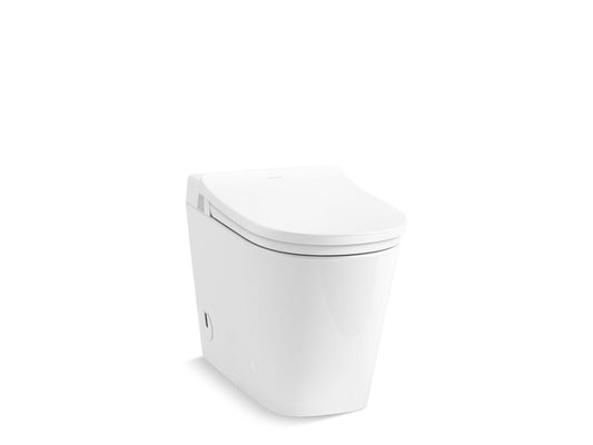 KOHLER Leap One-piece elongated smart toilet with front bidet wand technology, dual-flush in White - K-34281-0