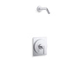 KOHLER K-TLS38264-4-CP Castia by Studio McGee Rite-Temp shower trim kit, without showerhead - Polished Chrome