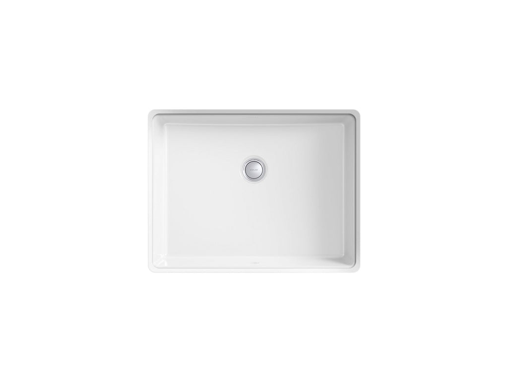 KOHLER K-38380-0 Verticyl 19-3/4" Rectangular Undermount Bathroom Sink - White