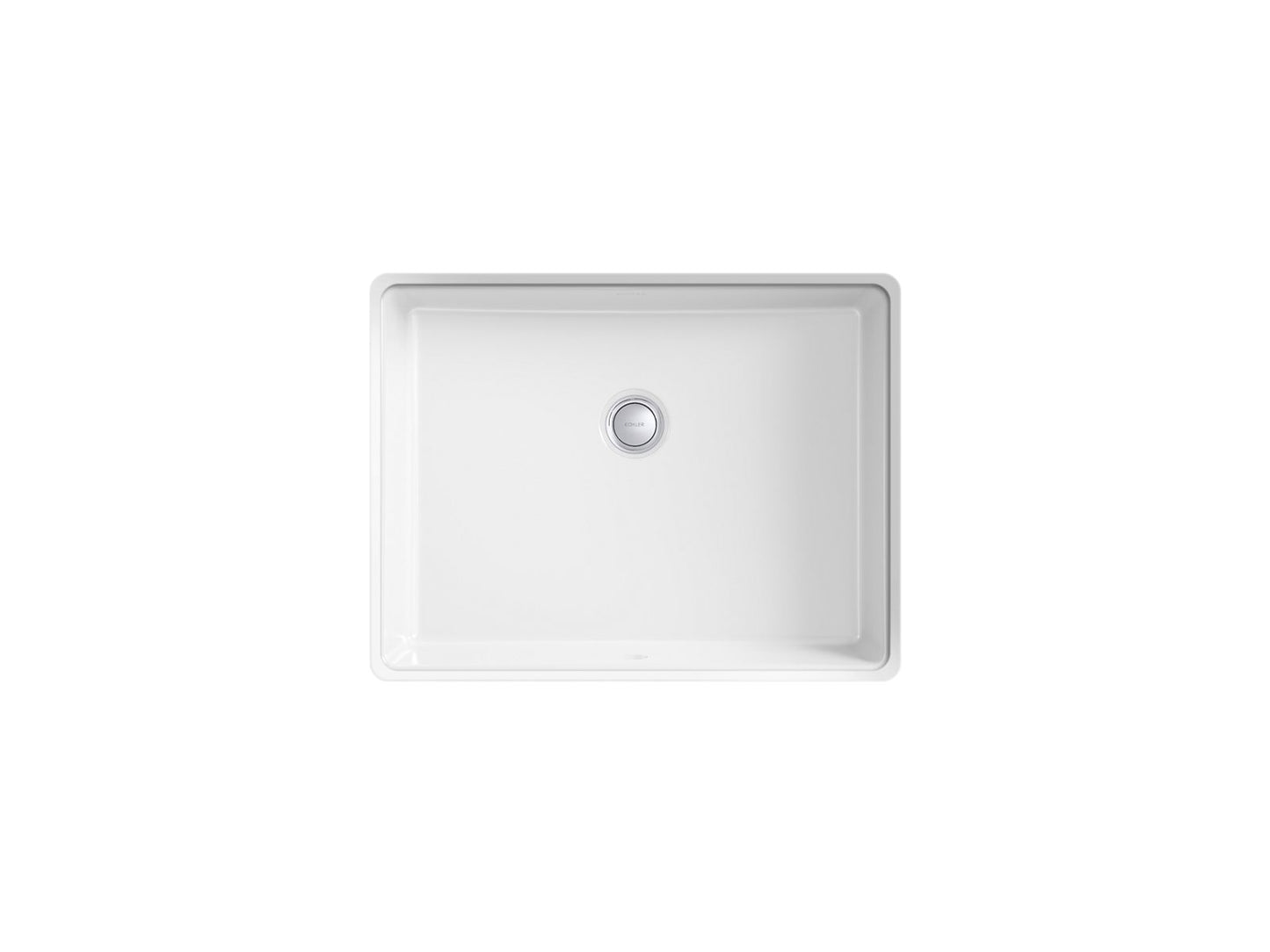 KOHLER K-38380-0 Verticyl 19-3/4" rectangular undermount bathroom sink - White