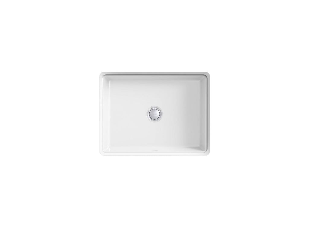KOHLER K-37626-0 Verticyl 16-1/2" Rectangular Undermount Bathroom Sink - White