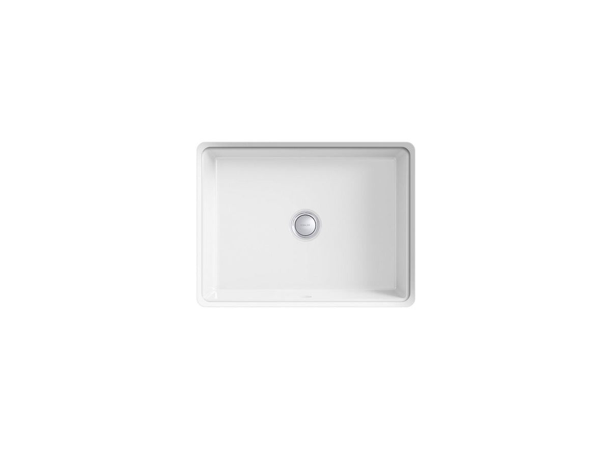 KOHLER K-37626-0 Verticyl 16-1/2" Rectangular Undermount Bathroom Sink - White