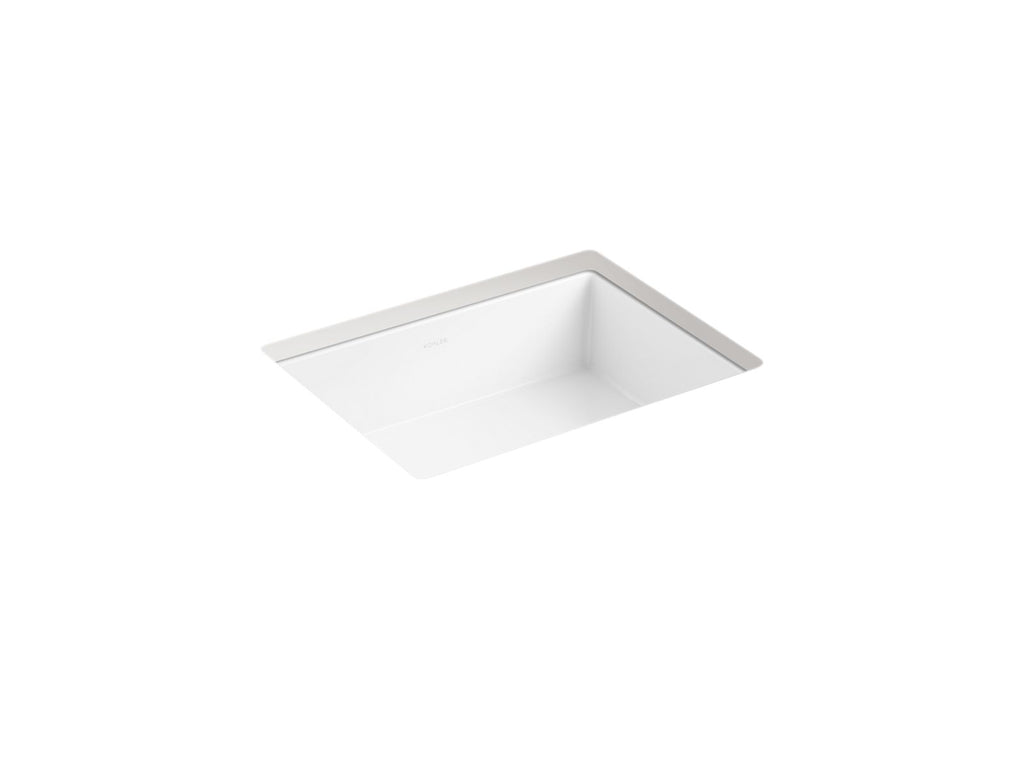 KOHLER K-37626-0 Verticyl 16-1/2" Rectangular Undermount Bathroom Sink - White