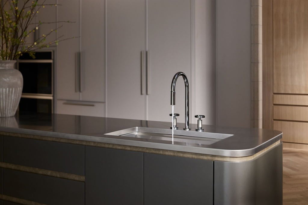 KOHLER K-28677-9RT2-AF Billet Touchless Pull-Down Kitchen Sink Faucet With Two-Function Sprayhead - Vibrant French Gold