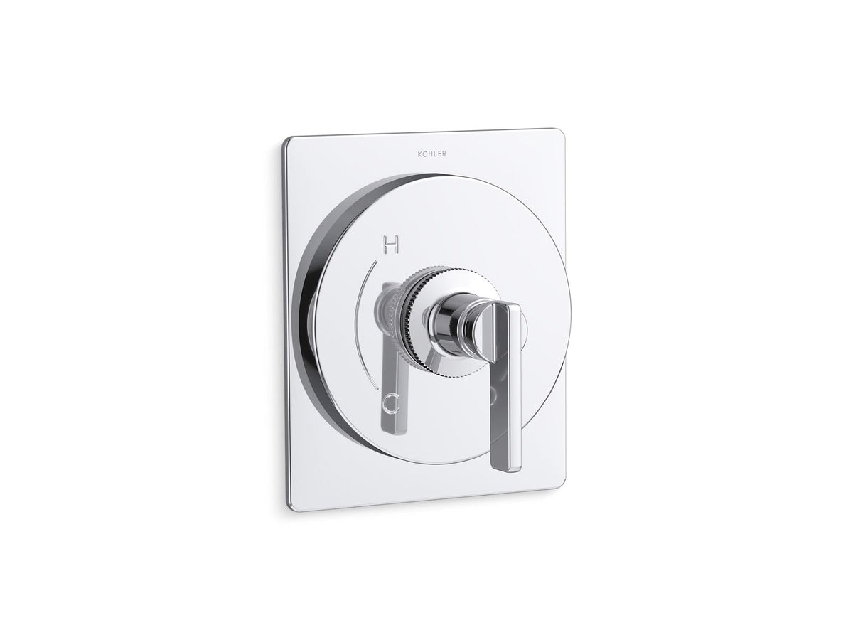 KOHLER K-TS38266-4-CP Castia by Studio McGee Rite-Temp valve trim - Polished Chrome