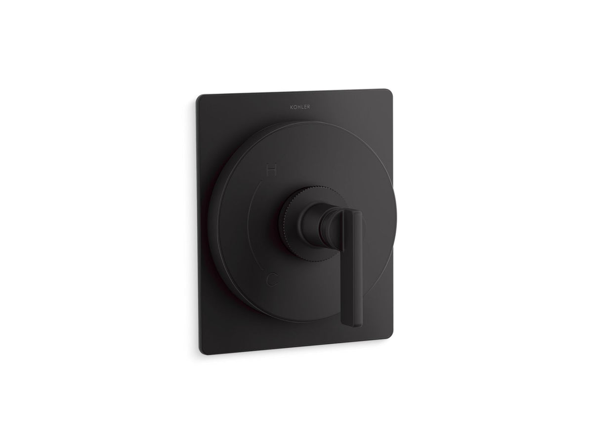 KOHLER K-TS38266-4-BL Castia by Studio McGee Rite-Temp valve trim - Matte Black
