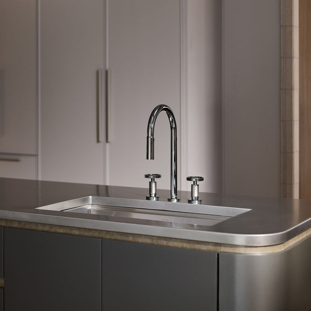 KOHLER K-28677-9RT2-AF Billet Touchless Pull-Down Kitchen Sink Faucet With Two-Function Sprayhead - Vibrant French Gold