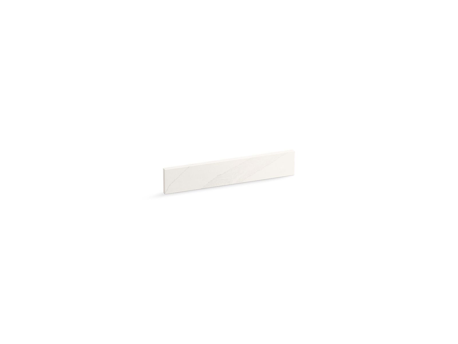 KOHLER K-38554-GBB 4" X 21-11/16" Quartz Side Splash - Bianco Bella