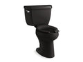 KOHLER K-37740-7 Highline Two-Piece Elongated Toilet, 1.28 Gpf - Black Black