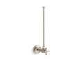 KOHLER K-7637-BN 3/8" Npt Angle Supply With Stop And Annealed Vertical Tube - Vibrant Brushed Nickel