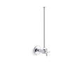 KOHLER K-7637-CP 3/8" Npt Angle Supply With Stop And Annealed Vertical Tube - Polished Chrome