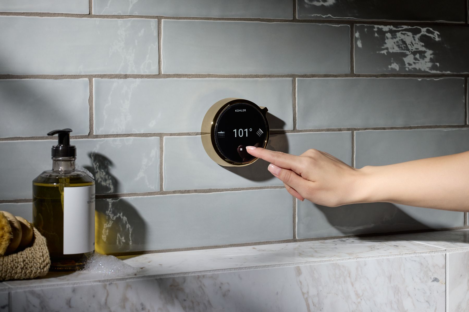 KOHLER K-37930-BL Anthem Duo Two-Outlet Bath/Shower Digital Control - Matte Black