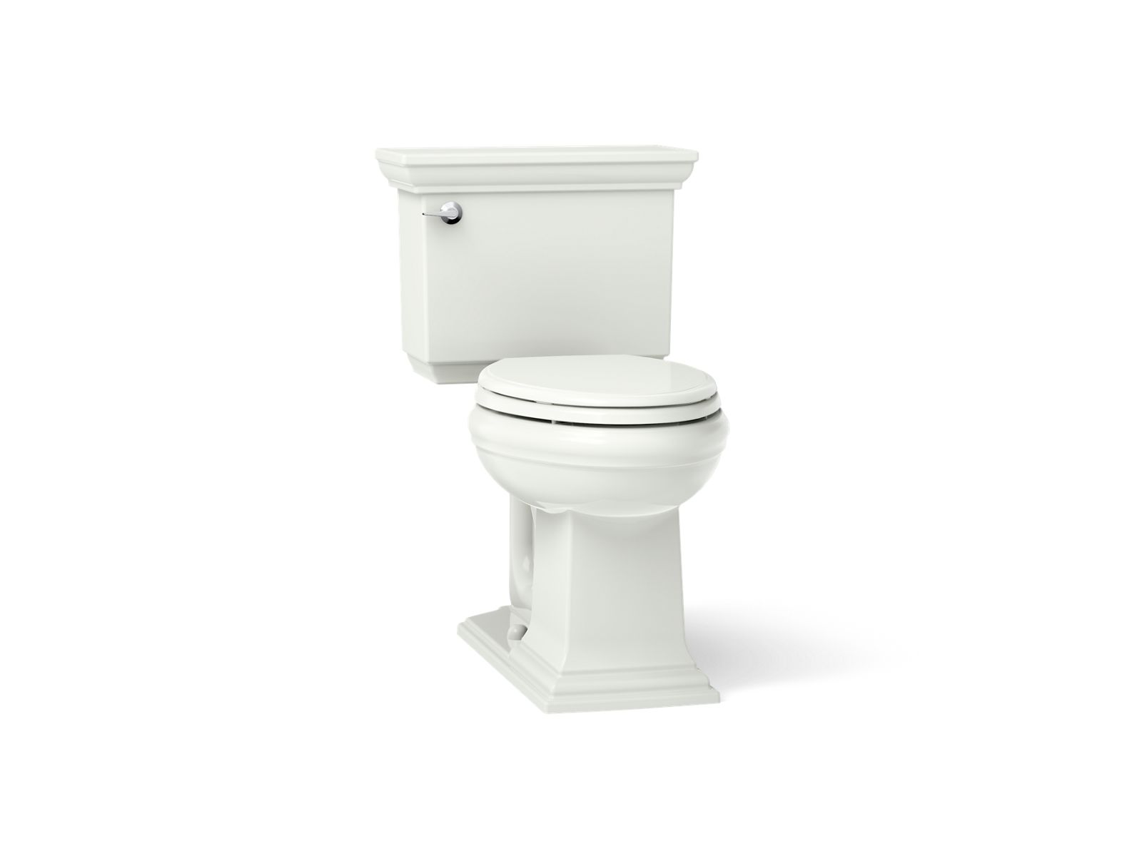 KOHLER K-3817-NY Memoirs Stately Two-Piece Elongated Toilet, 1.28 Gpf - Dune