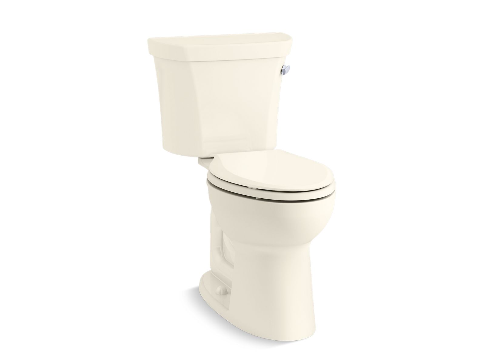 KOHLER Highline Two-piece elongated toilet, 1.0 gpf in Biscuit - K-44298-RA-96