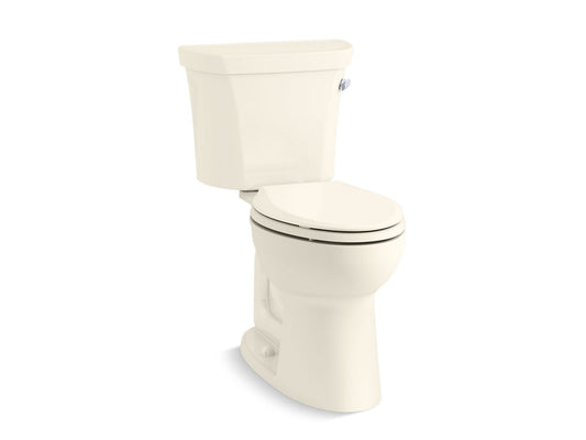 KOHLER Highline Two-piece elongated toilet, 1.0 gpf in Biscuit - K-44298-RA-96