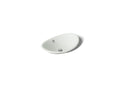 KOHLER K-5403-W-FF Iron Plains 20-3/4" Oval Vessel Bathroom Sink - Sea Salt
