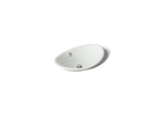 KOHLER K-5403-W-FF Iron Plains 20-3/4" Oval Vessel Bathroom Sink - Sea Salt