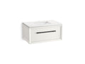 KOHLER K-CM33562-BD10-0WL Enivo 36" Wall-Hung Bathroom Vanity Cabinet With Sink And Quartz Top - White