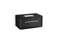 KOHLER K-CM33562-BD10-GEC Enivo 36" Wall-Hung Bathroom Vanity Cabinet With Sink And Quartz Top - Gloss Black
