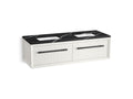 KOHLER K-CM33563-BD11-0EL Enivo 60" Wall-Hung Bathroom Vanity Cabinet With Sinks And Quartz Top - White
