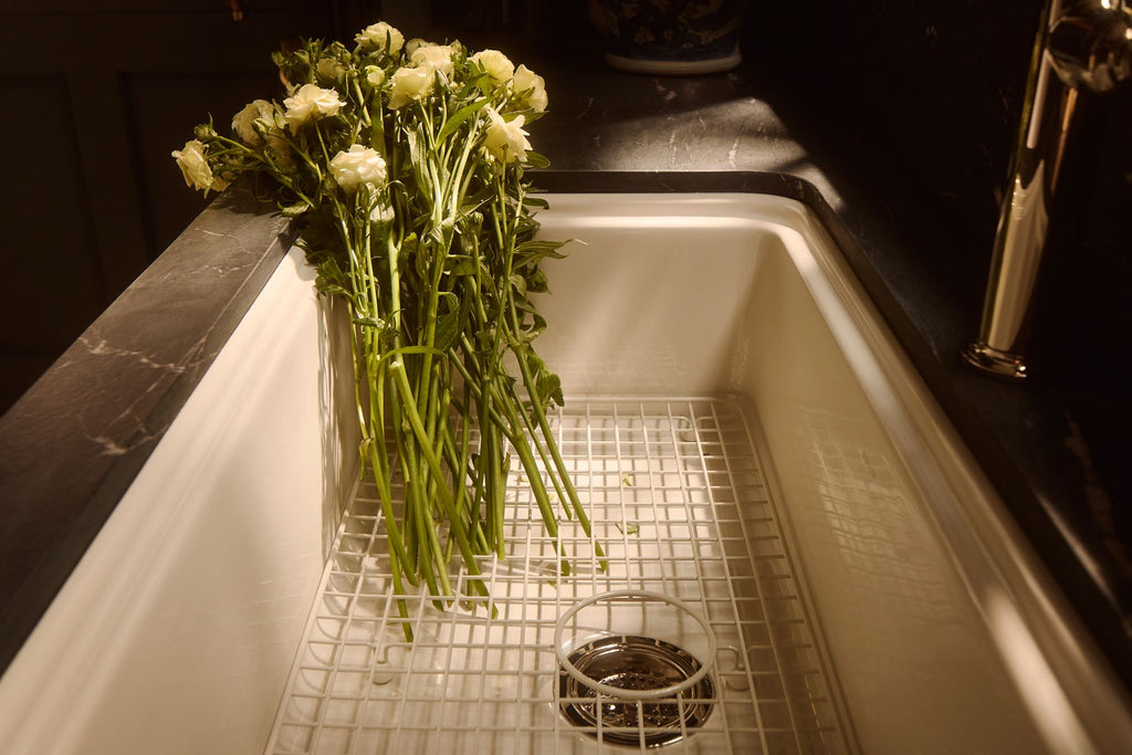 KOHLER K-36254-NY Audrine By Studio Mcgee 33" Undermount Single-Bowl Kitchen Sink - Dune
