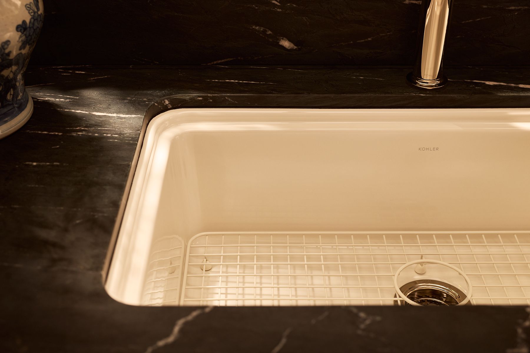 KOHLER K-36254-NY Audrine By Studio Mcgee 33" Undermount Single-Bowl Kitchen Sink - Dune