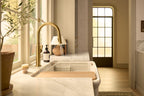 KOHLER K-36250-PC-0 Audrine By Studio Mcgee 35-1/2" Undermount Single-Bowl Farmhouse Workstation Kitchen Sink - White
