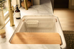 KOHLER K-36250-PC-0 Audrine By Studio Mcgee 35-1/2" Undermount Single-Bowl Farmhouse Workstation Kitchen Sink - White