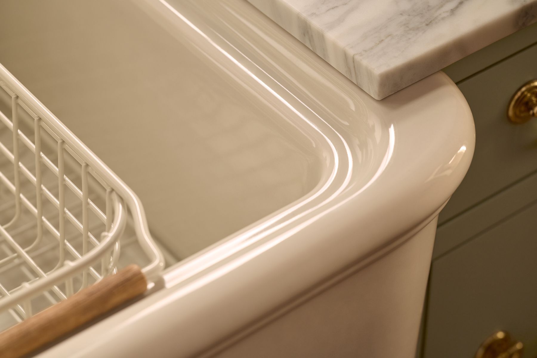 KOHLER K-36251-0 Audrine By Studio Mcgee 32-1/2" Undermount Single-Bowl Farmhouse Kitchen Sink - White