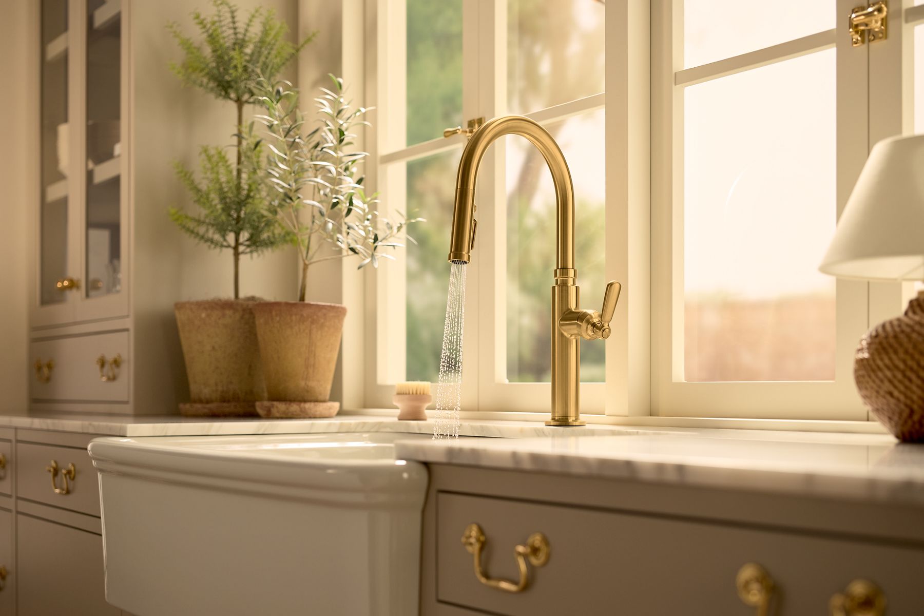 KOHLER K-36251-0 Audrine By Studio Mcgee 32-1/2" Undermount Single-Bowl Farmhouse Kitchen Sink - White