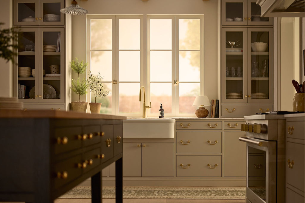 KOHLER K-36251-0 Audrine By Studio Mcgee 32-1/2" Undermount Single-Bowl Farmhouse Kitchen Sink - White