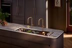 KOHLER K-37905-NA Synthos 69-3/4" Undermount Single-Bowl Kitchen Sink - Stainless Steel