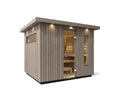 KOHLER K-40046-1FNC-WGS C2 Six-Person Outdoor Sauna - Weathered Grey Spruce