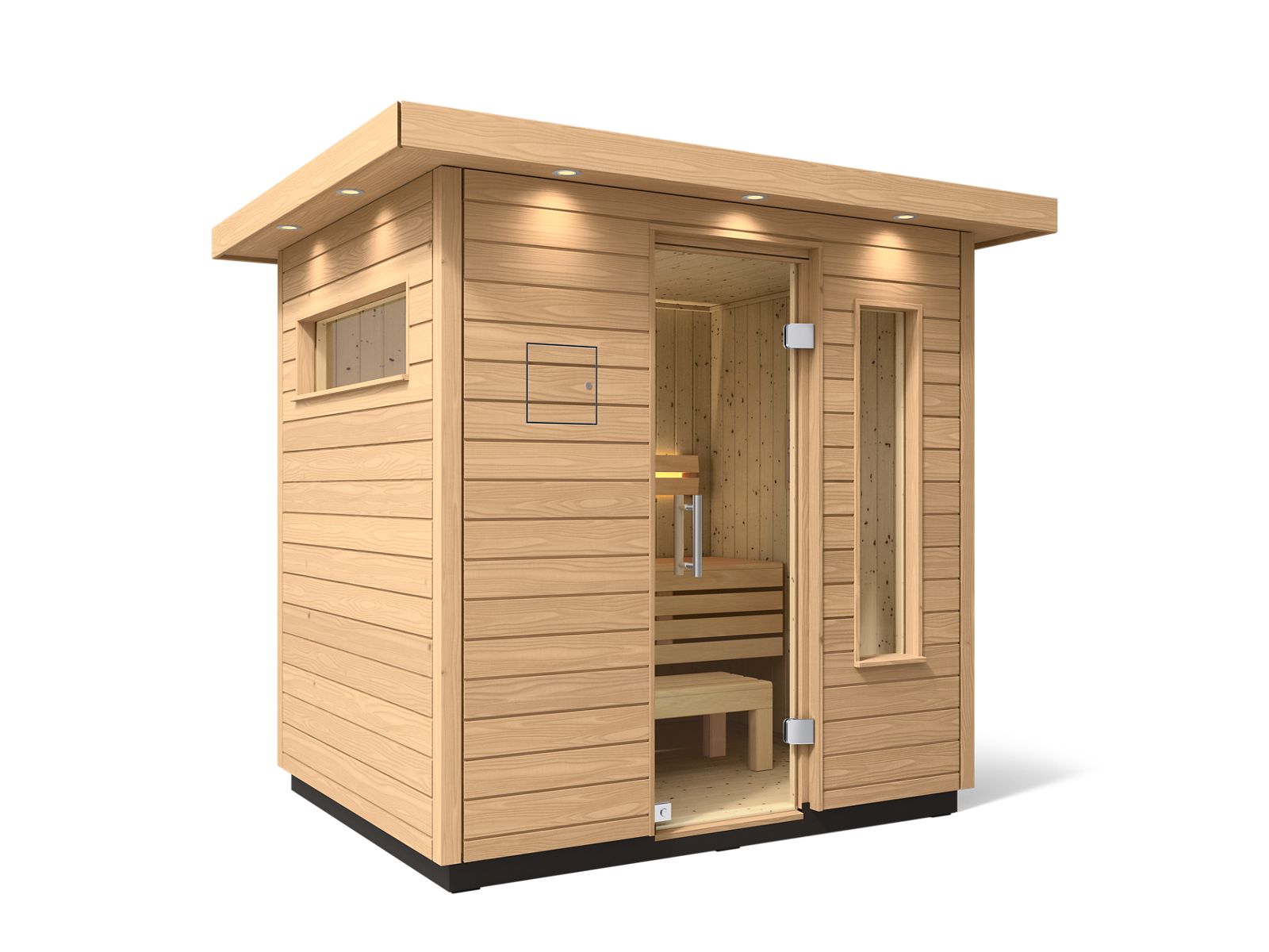 KOHLER K-39167-1FNC-DFS C2 Three-Person Outdoor Sauna - Douglas Fir