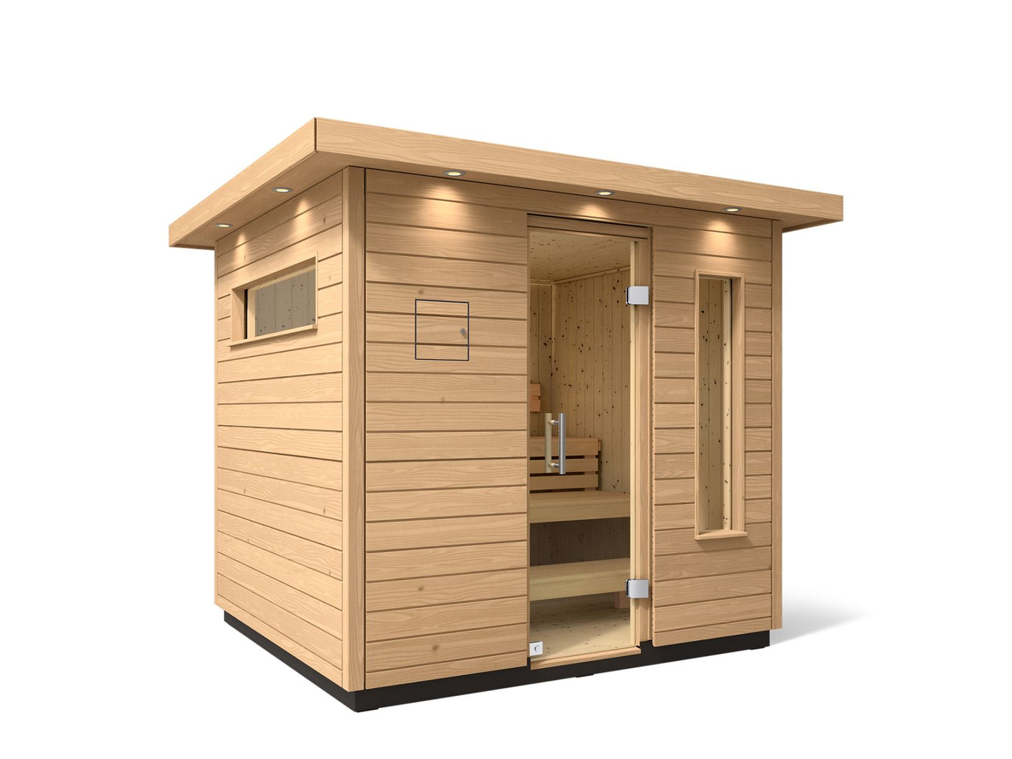 KOHLER K-39188-1FNC-DFS Five-person Outdoor Sauna  -  Douglas Fir