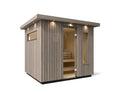 KOHLER K-40045-1FNC-WGS C2 Five-Person Outdoor Sauna - Weathered Grey Spruce