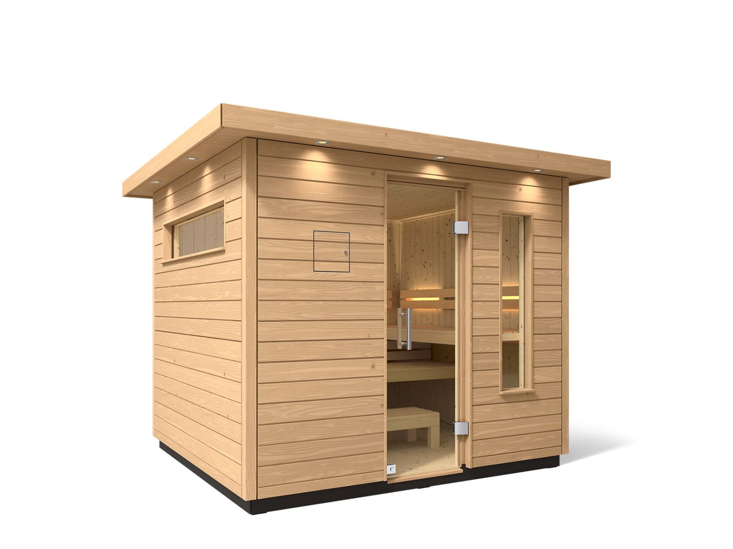 KOHLER K-39189-1FNC-DFS Six-person Outdoor Sauna  -  Douglas Fir