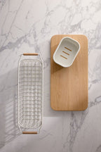 KOHLER K-36250-PC-0 Audrine By Studio Mcgee 35-1/2" Undermount Single-Bowl Farmhouse Workstation Kitchen Sink - White